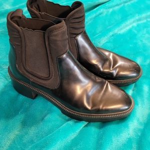 Zara chunky boots size 10 European size 40